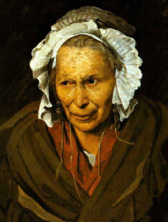 Theodore   Gericault Insane Woman Norge oil painting art